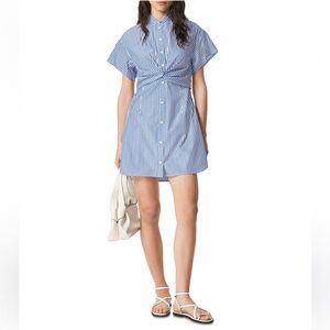 Gretchen Striped Shirt Dress